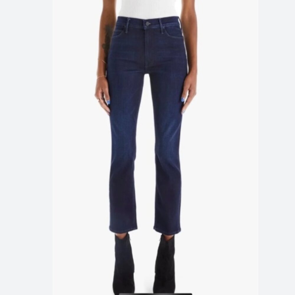 MOTHER Mid Rise Dazzler Ankle Jeans in Now or Never